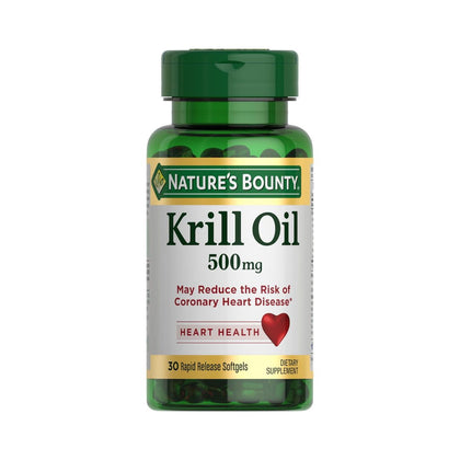 Natures Bounty Krill Oil 500mg 30 Softgel - Chemist Warehouse UAE