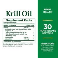 Natures Bounty Krill Oil 500mg 30 Softgel