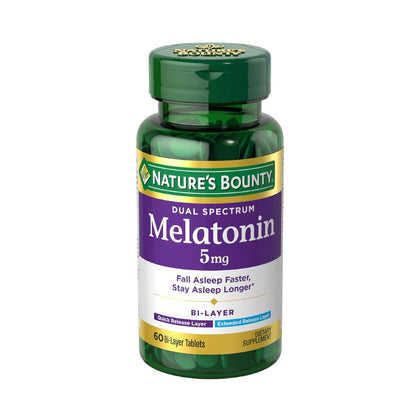 Natures Bounty Melatonin 5mg Dual Spectrum 60 Tablets - Chemist Warehouse UAE