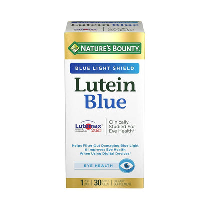 Natures Bounty Lutein Blue 30 Softgel - Chemist Warehouse UAE