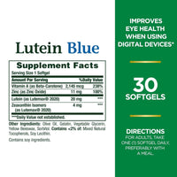 Natures Bounty Lutein Blue 30 Softgel