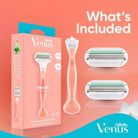 Venus Razor Smooth Sensitive + 2 Refills