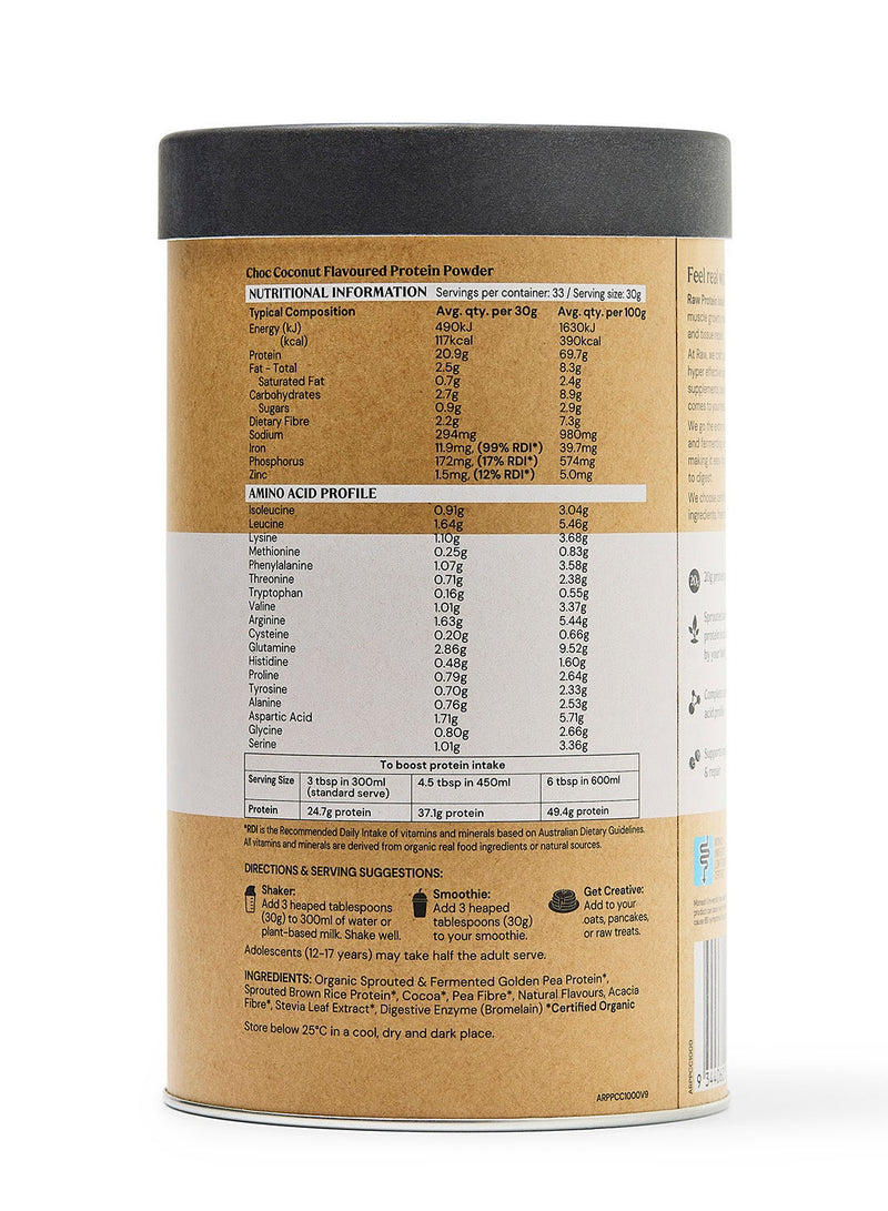 Amazonia RAW Protein Isolate Cacao & Coconut 1kg