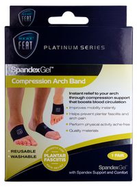 Neat Feat Spandex Gel Compression Arch Band Large