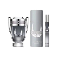 Paco Rabanne Invictus Platinum (M) Set EDP 100ml + EDP 10ml Travel Spray + Deo Spray 150ml