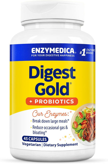 Enzymedica Digest Gold + Probiotics 45 Capsules