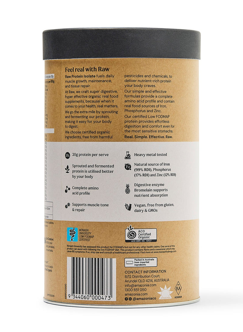 Amazonia RAW Protein Isolate Cacao & Coconut 1kg