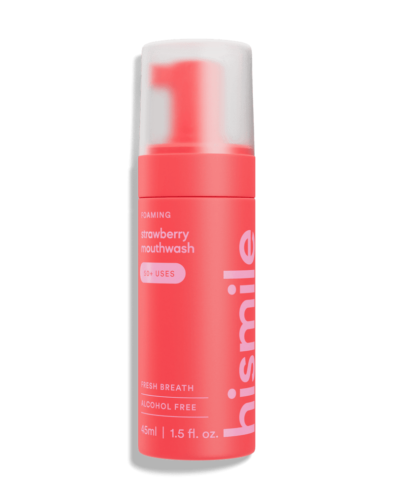 Hismile Foam Mouthwash Strawberry 45ml