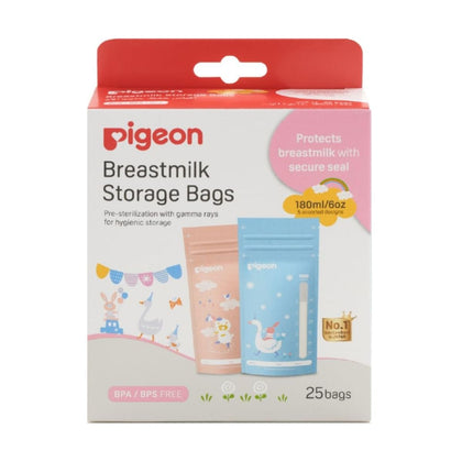 Pigeon Breast Milk Storage 180ml 25 Bags - Chemist Warehouse UAE