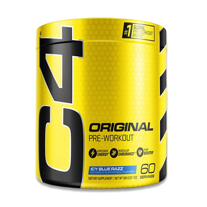 Cellucor C4 Original Pre Workout Powder Icy Blue Razz 60 Serves 360g