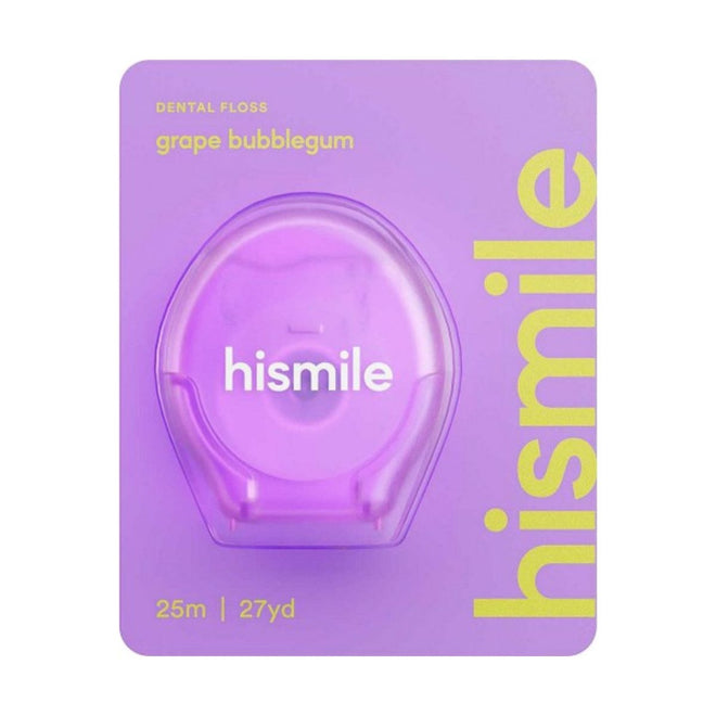 Hismile Dental Floss Grape Bubblegum 25m