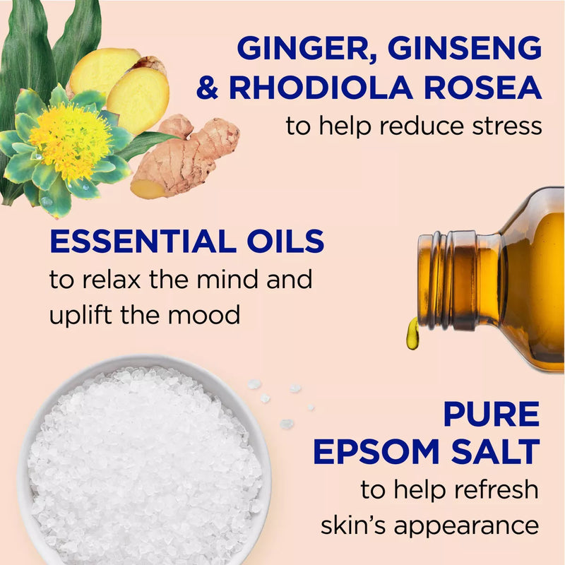 Dr Teals Foaming Bath with Pure Epsom Salt Stress Relief 1L