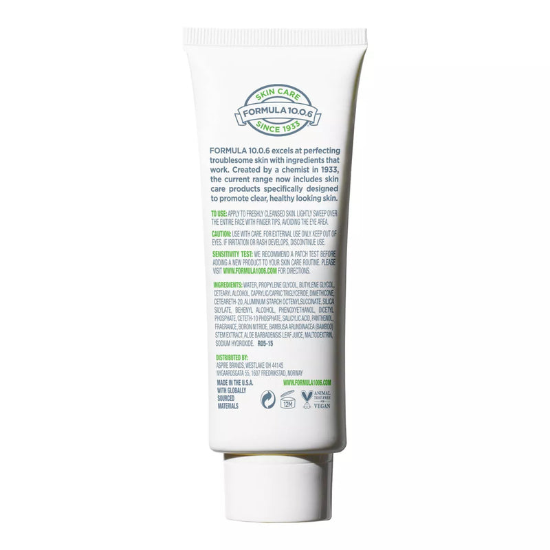 Formula 10.0.6 Seriously Shine Free Mattifying Moisturizer 75ml