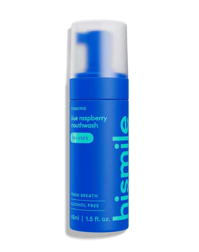 Hismile Foam Mouthwash Blue Raspberry 45ml