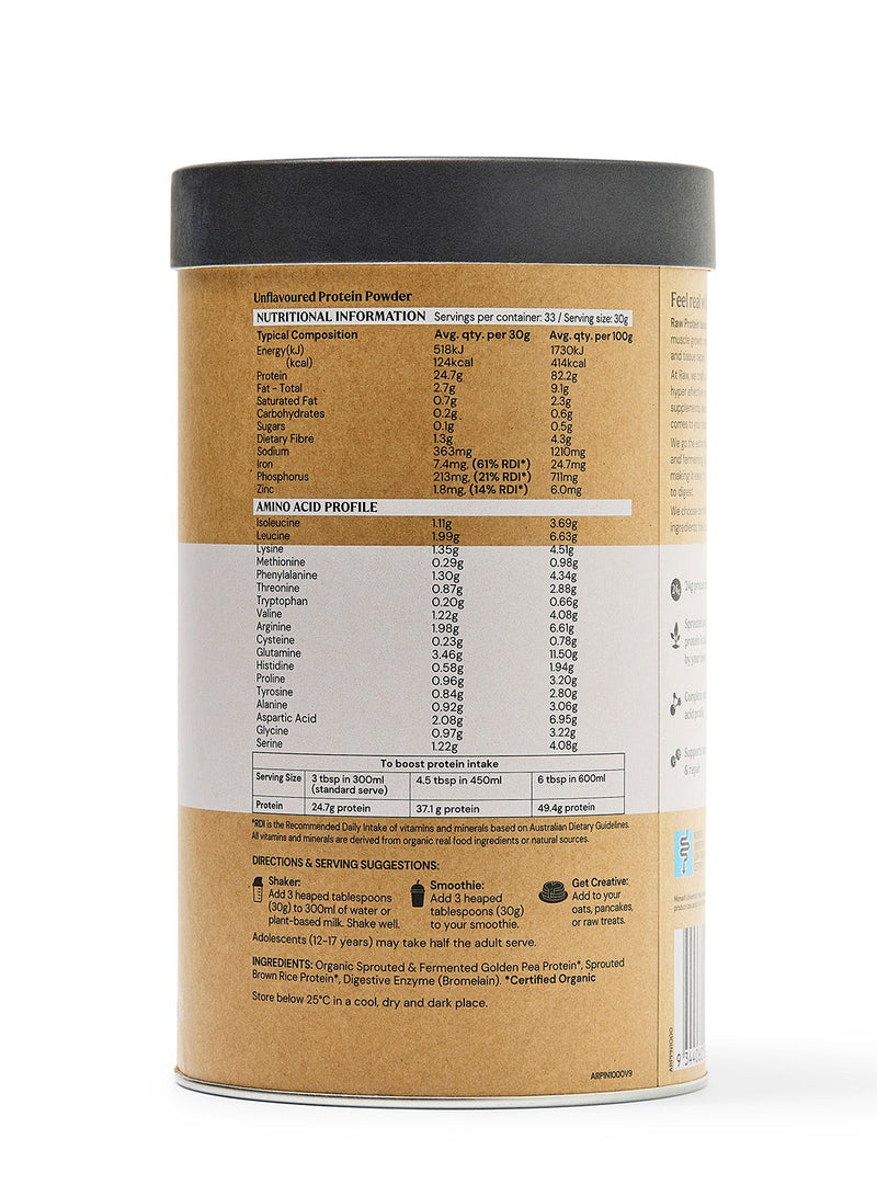 Amazonia RAW Protein Isolate Natural 1kg