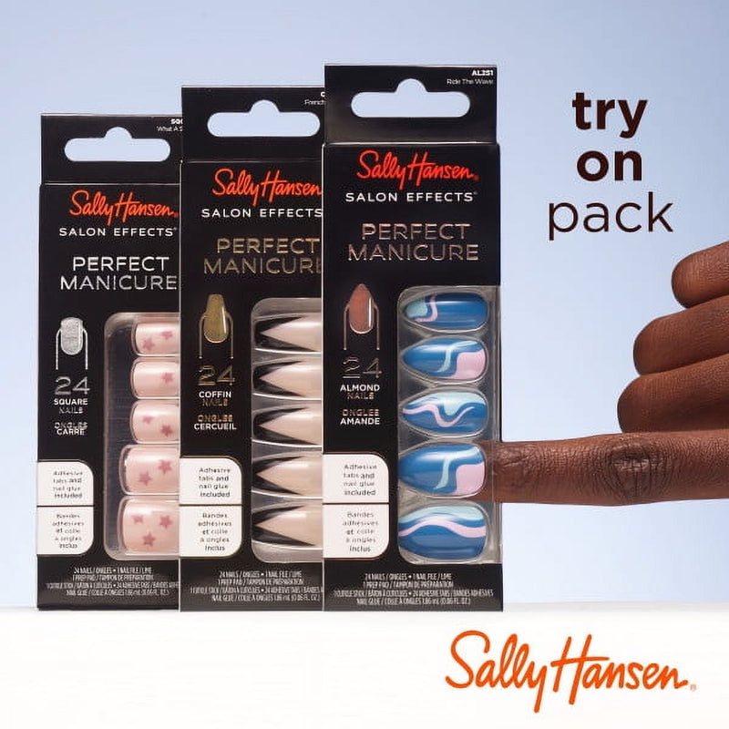 Sally Hansen Salon Effects Perfect Press-On Nails CO341 French Twist