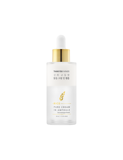 Thank You Farmer Rice Pure Cream In Ampoule 50ml
