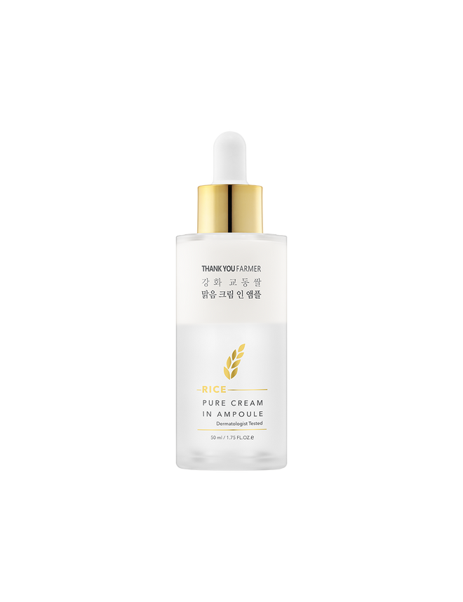 Thank You Farmer Rice Pure Cream In Ampoule 50ml