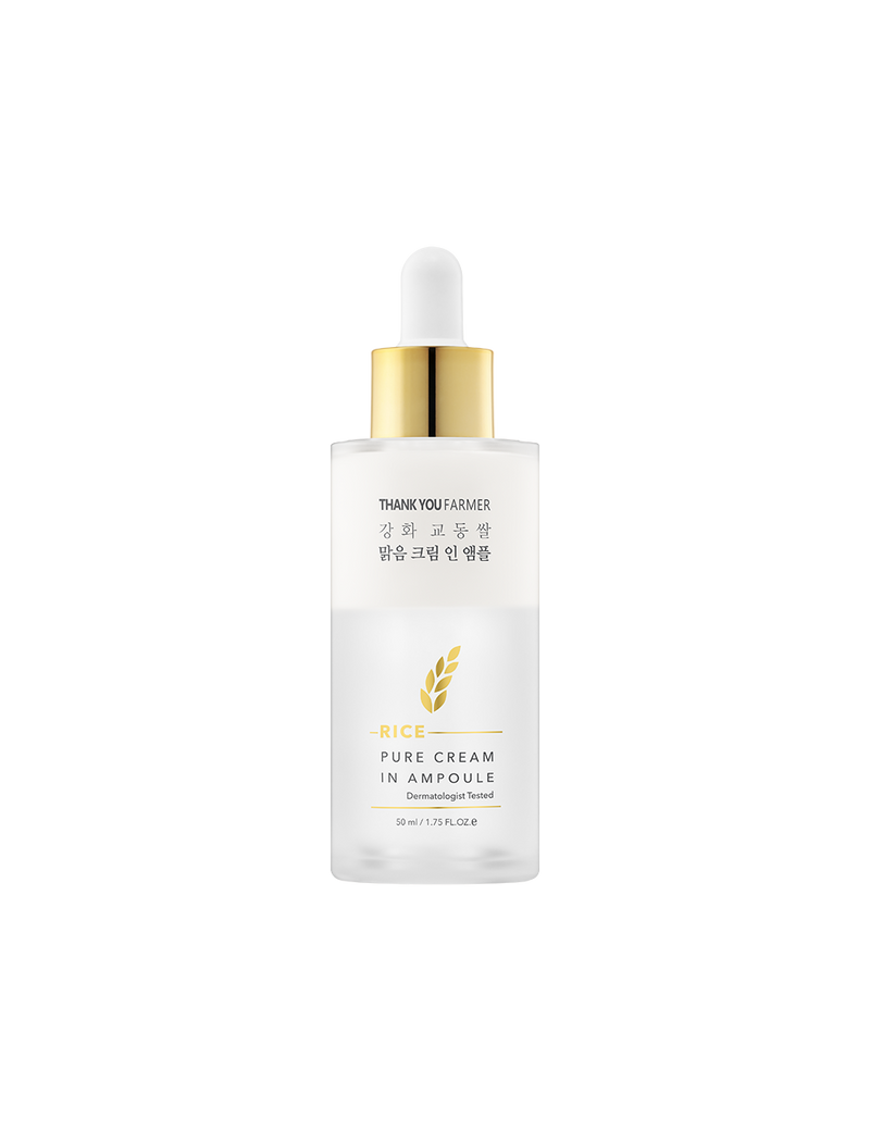 Thank You Farmer Rice Pure Cream In Ampoule 50ml