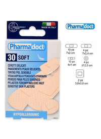Pharmadoct Soft Assorted Sizes 30 Plasters