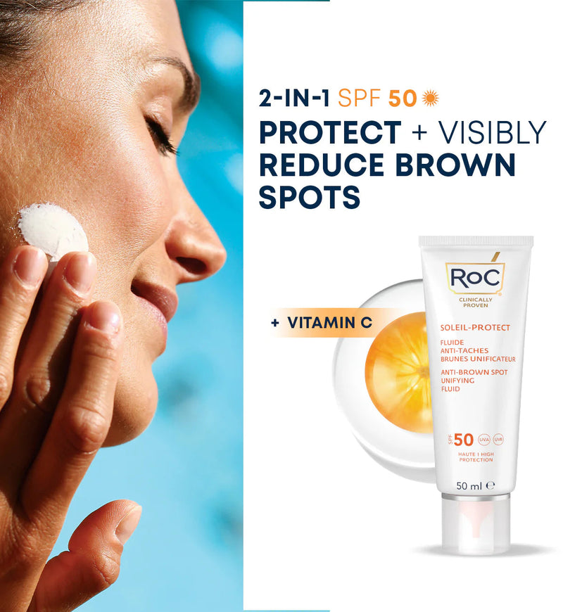 RoC Soleil Protect Anti Brown Spot Unifying Fluid SPF50+ 50ml