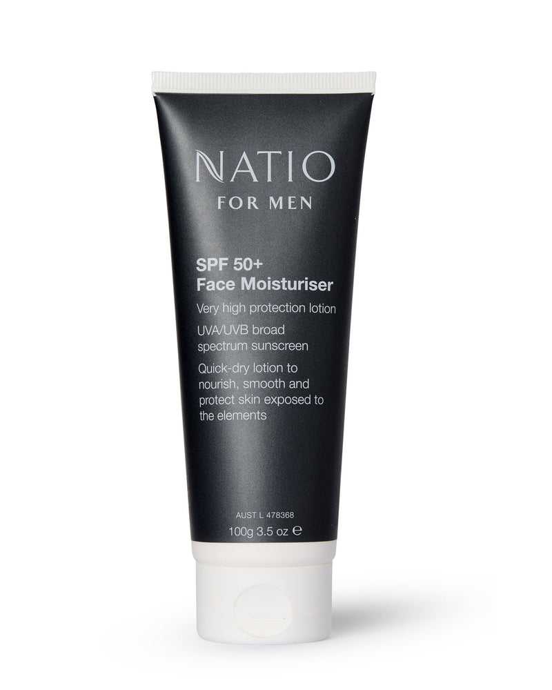 Natio for Men Face Moisturiser SPF50+ 100g