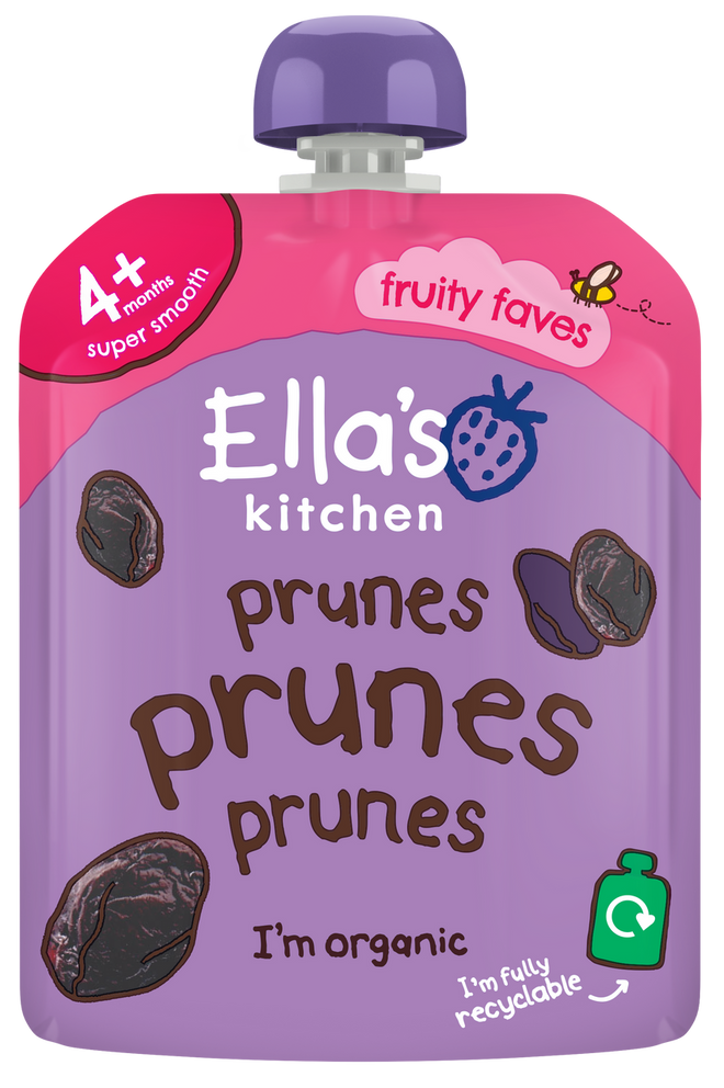 Ellas Kitchen Organic Puree 4+ Months Prunes 70g