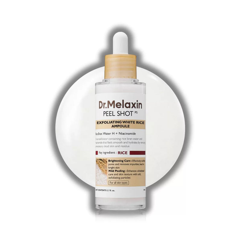 Dr. Melaxin Peel Shot Exfoliating White Rice Ampoule 80ml
