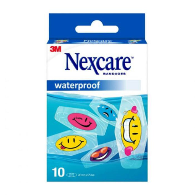 Nexcare Bandages Tattoo Waterproof Emoji 10 Plasters