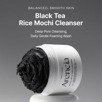 Arencia Black Tea Rice Mochi Cleanser 120g