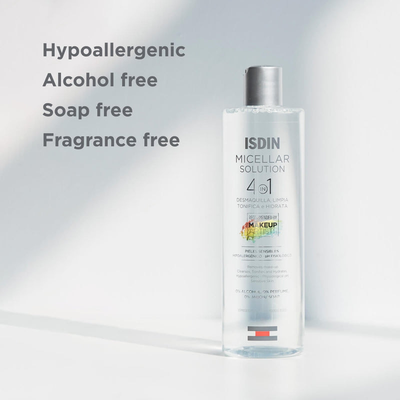Isdin Micellar Solution 4 In 1 Facial Cleanser 400ml