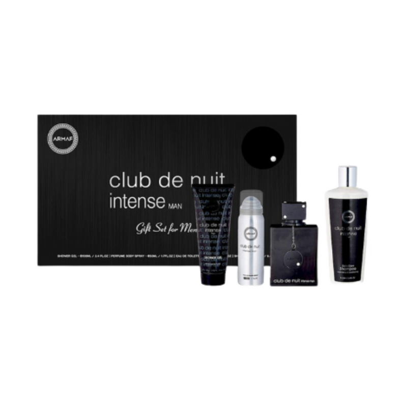 Armaf Club De Nuit Intense Men EDT 105ml + Deo 50ml + Shower Gel 100ml + Shampoo 250ml Gift Set