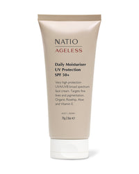 Natio Ageless Daily Moisturiser UVA & UVB Protection SPF50+ 75g