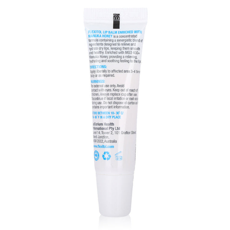 Flexitol Lip Balm Manuka Honey 10g