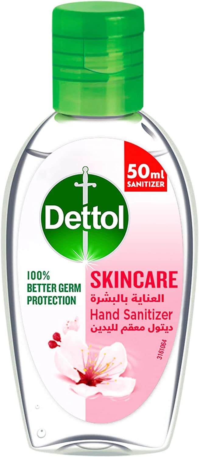 Dettol Antibacterial Hand Sanitizer Gel Skincare 50ml