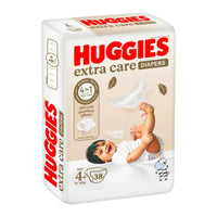 Huggies Extra Care Size 4+ (10-16 kg) Value 38 Pieces