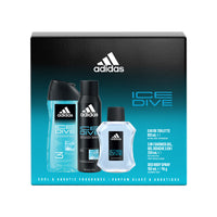 Adidas Ice Dive Eau de Toilette 100ml + Body Spray 150ml + Shower Gel 250ml Gift Set