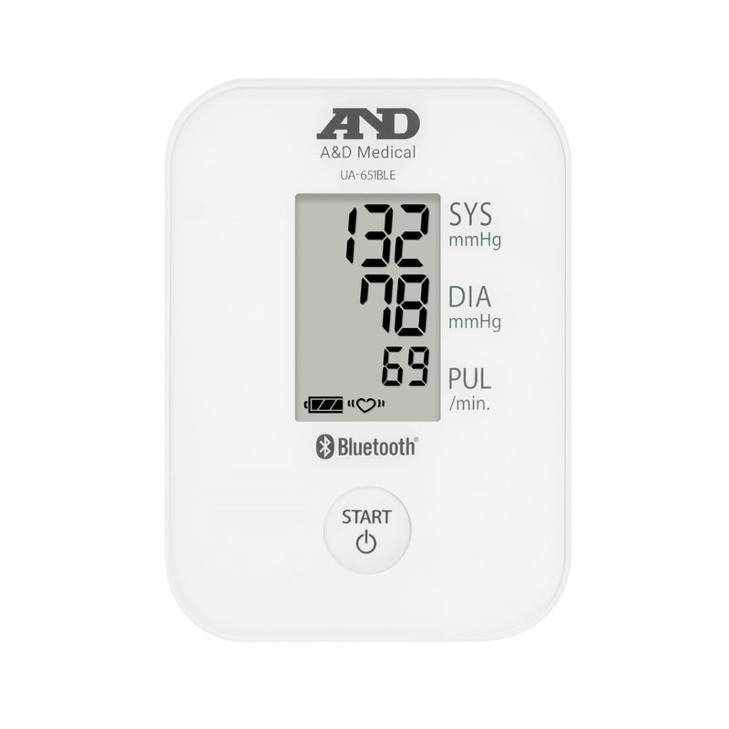 A&D Medical Upper Arm Blood Pressure Monitor with Bluetooth UA-651BLE