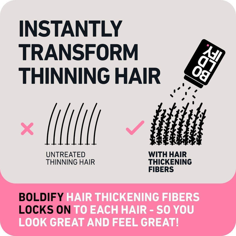 Boldify Hair Building Fiber Light Brown 28g