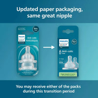 Philips Avent Anti Colic Teat 6 Months+ Flow 4 2 Pack