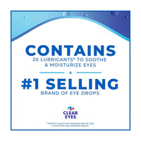 Clear Eyes Triple Action Relief Eye Drops 15ml