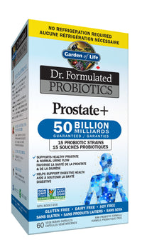 Garden of Life Dr Formulated Probiotics Prostate+ 50 Billion 60 Vege Capsules