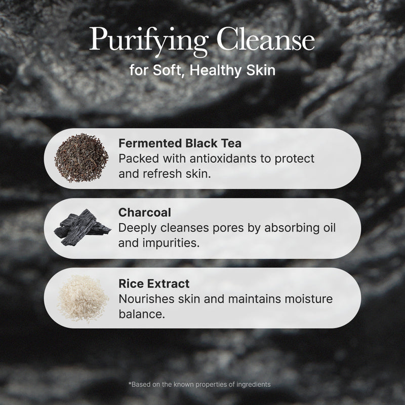 Arencia Black Tea Rice Mochi Cleanser 120g
