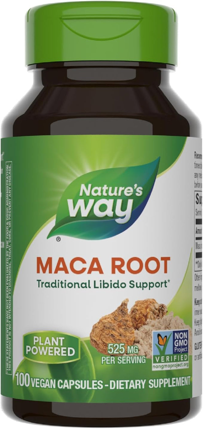 Natures Way Maca 100 VegeCapsules