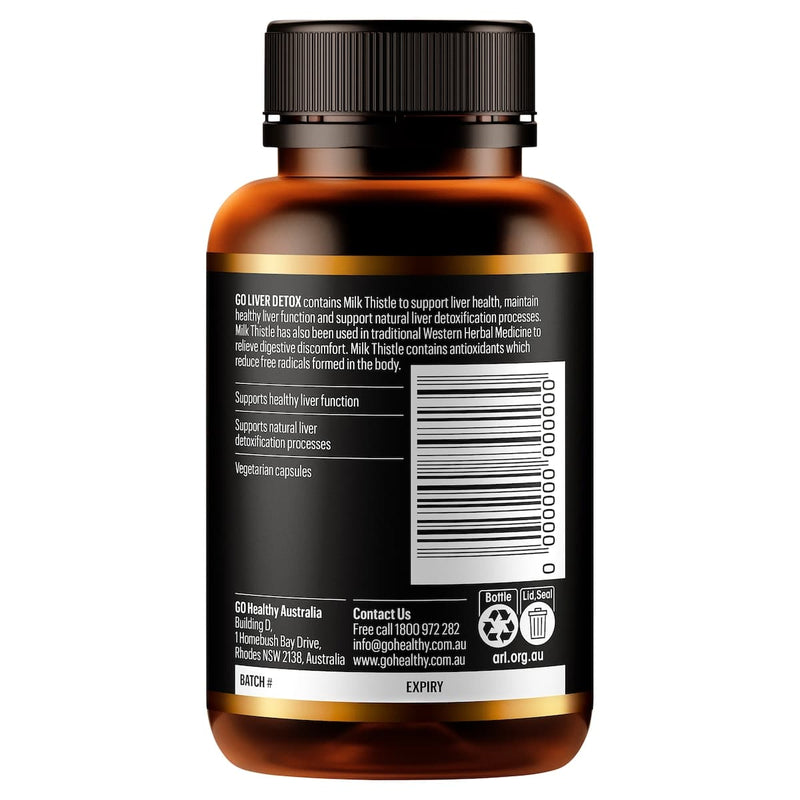 GO Healthy Liver Detox One-A-Day 60 Capsules