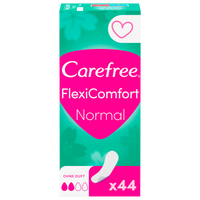 Carefree Flexi Normal Cotton Unscented 44 Pieces