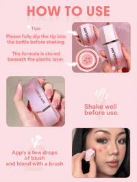 Sheglam Color Bloom Liquid Blush Matte Finish Birthday Suit 5.2ml
