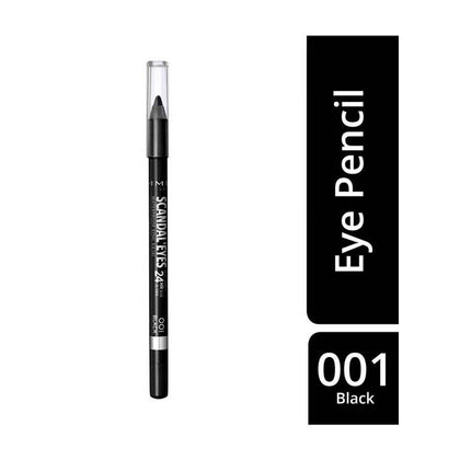Rimmel Scandaleyes Waterproof Kohl Eyeliner Black 1.3g - Chemist Warehouse UAE