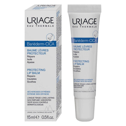 Uriage Bariederm Cica Lips Protective Balm 15ml - Chemist Warehouse UAE