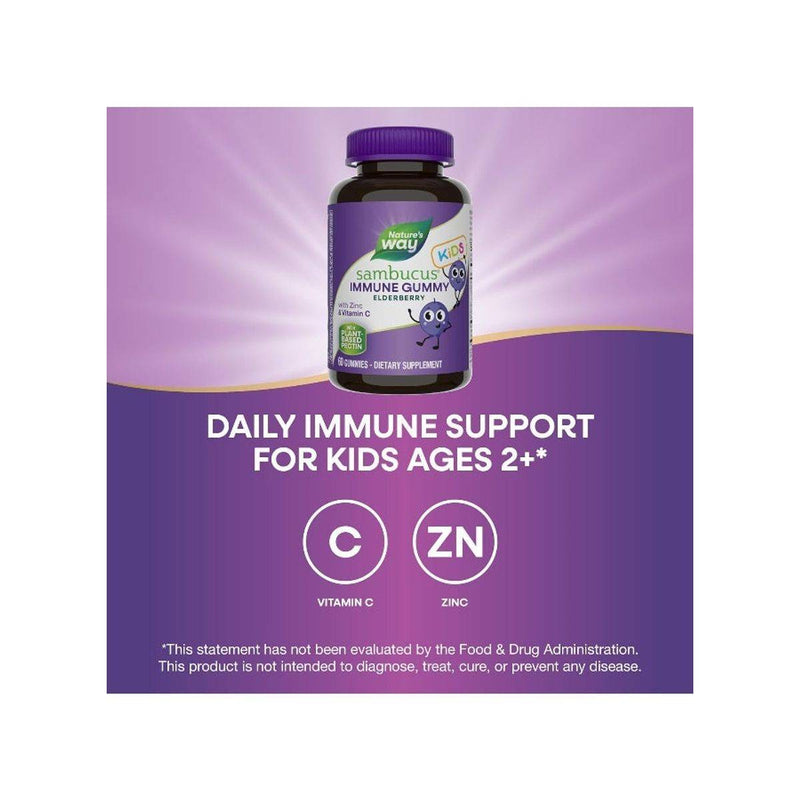 Natures Way Sambucus Kids 60 Gummies